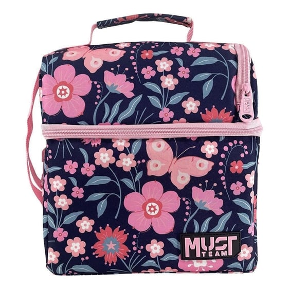 Τσαντάκι Φαγητού Ισοθερμικό Must Team 22x16x28  Butterfly Flowers 000587423