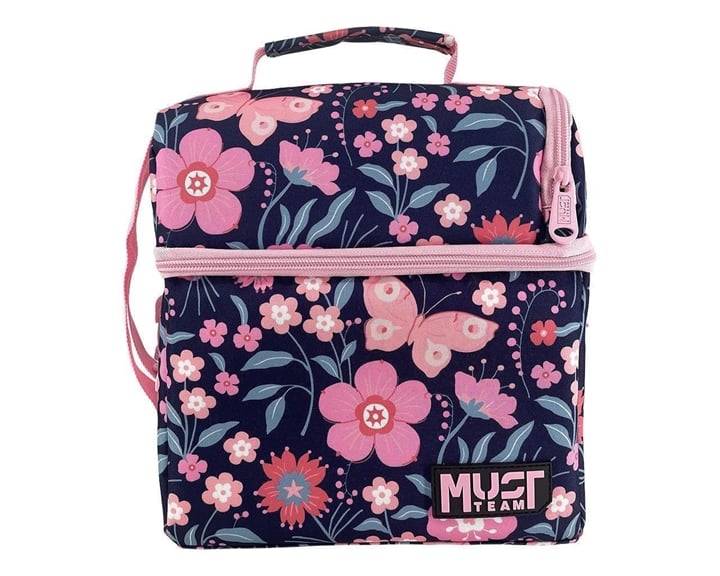 Τσαντάκι Φαγητού Ισοθερμικό Must Team 22x16x28  Butterfly Flowers 000587423
