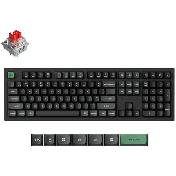 Keychron K10 Ultra (K10U-H1) ZMK Wireless 8K Mechanical Keyboard Red Switch (Hot-Swap) 100% Us Lay