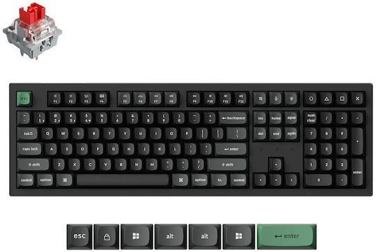Keychron K10 Ultra (K10U-H1) ZMK Wireless 8K Mechanical Keyboard Red Switch (Hot-Swap) 100% Us Lay