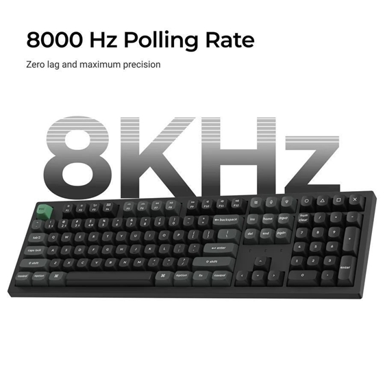 Keychron K10 Ultra (K10U-H1) ZMK Wireless 8K Mechanical Keyboard Red Switch (Hot-Swap) 100% Us Lay