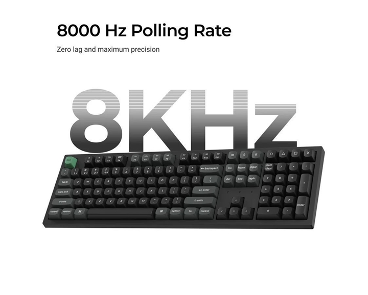 Keychron K10 Ultra (K10U-H1) ZMK Wireless 8K Mechanical Keyboard Red Switch (Hot-Swap) 100% Us Lay