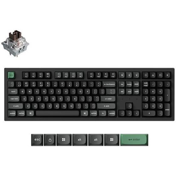 Keychron K10 Ultra (K10U-H3) ZMK Wireless 8K Mechanical Keyboard Brown Switch (Hot-Swap) 100% Us Lay