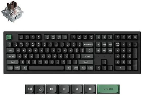 Keychron K10 Ultra (K10U-H3) ZMK Wireless 8K Mechanical Keyboard Brown Switch (Hot-Swap) 100% Us Lay