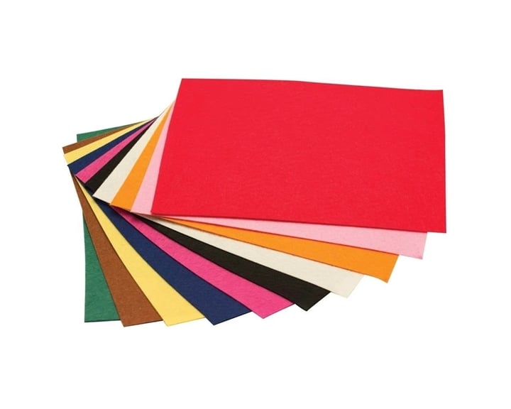 Φύλλα Τσόχας GROOVY 20x30 2mm 10 Χρώματα