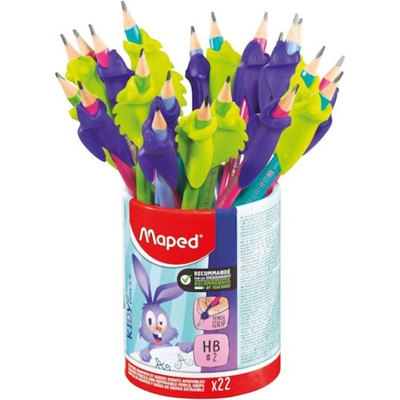 Μολύβι Maped Kidy Leran HB Με Οδηγό-Γόμα 853503