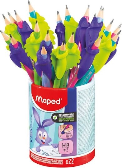 Μολύβι Maped Kidy Leran HB Με Οδηγό-Γόμα 853503