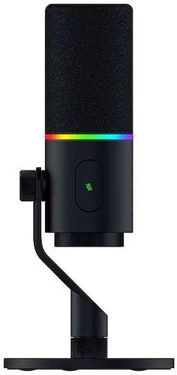 Razer SEIREN V3 PRO Black - 32Bit USB/XLR RGB Dynamic Microphone - Pop Filter - Shock Absorber