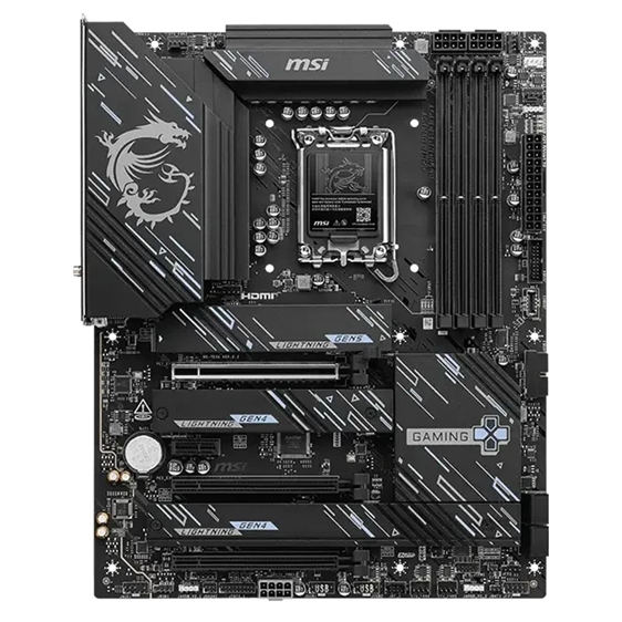 MSI MB Z890 GAMING PLUS WIFI6E, SOCKET INTEL LGA1851, CS INTEL Z890, 4 DIMM SOCKETS DDR5, DP/HDMI, PCI-E GEN 5.0, 5G LAN, WIFI6E, ATX, 3YW.