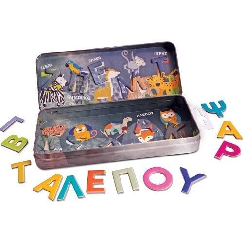 As company Happi Hobbi Happihobbi Magnet Tin Γράμματα Εκπαιδευτικοί Χάρτινοι Μαγνήτες Για 3+ Χρονών 1029-64070 / 2