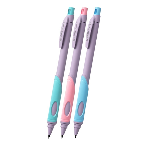 Μηχανικό Μολύβι Με Ξύστρα ErichKrause Ergoline Kids Pastel 2.0 HB 63833