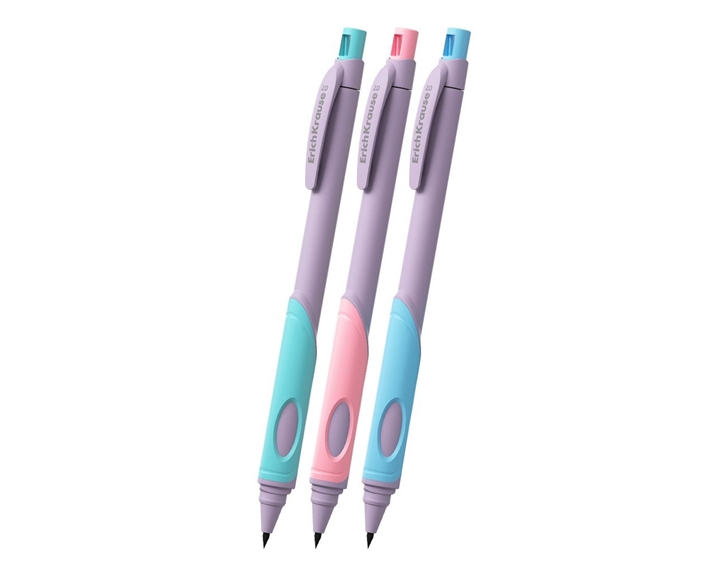 Μηχανικό Μολύβι Με Ξύστρα ErichKrause Ergoline Kids Pastel 2.0 HB 63833