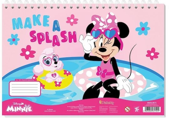 Μπλοκ ΖωγραφικήςΑ4 30 Φύλλα Minnie 000565872