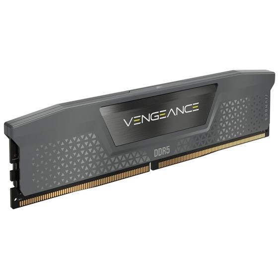 CORSAIR RAM DIMM XMS5 16GB CMK16GX5M1D6000Z38, DDR5, 6000MHz, LATENCY 38-48-48-96, 1.35V, VENGEANCE, AMD EXPO & INTEL XMP 3.0, GREY, LTW.