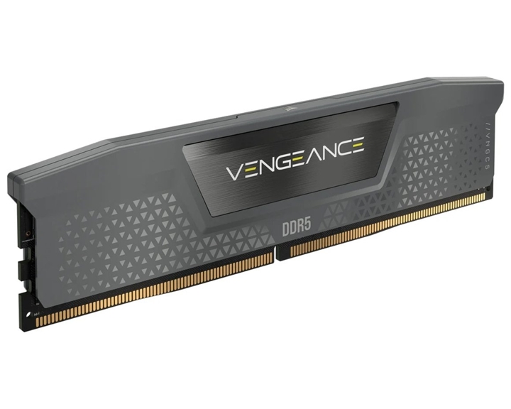 CORSAIR RAM DIMM XMS5 16GB CMK16GX5M1D6000Z38, DDR5, 6000MHz, LATENCY 38-48-48-96, 1.35V, VENGEANCE, AMD EXPO & INTEL XMP 3.0, GREY, LTW.