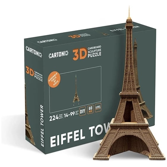 Cartonic 3D Puzzle Eco Πύργος του Αίφελ