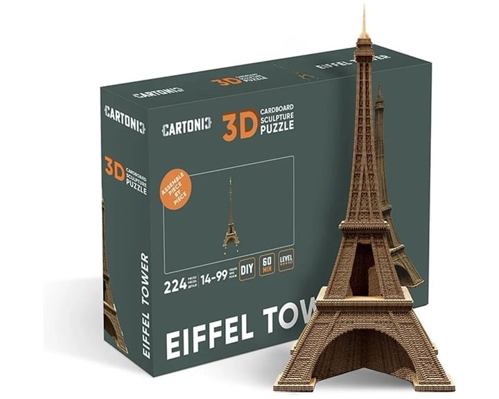 Cartonic 3D Puzzle Eco Πύργος του Αίφελ