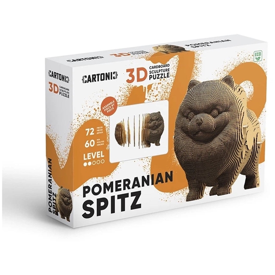 Cartonic 3D Puzzle Eco Σκυλάκι Πομέρανιαν