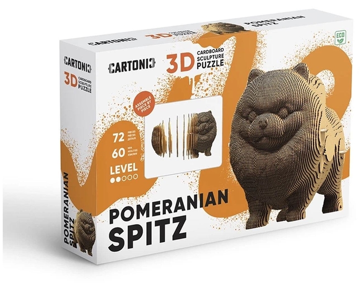 Cartonic 3D Puzzle Eco Σκυλάκι Πομέρανιαν
