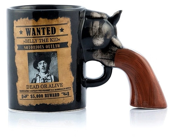 Κούπα Πιστόλι Wanted Dead or Alive 400ml