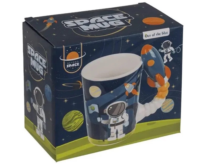 Κούπα Space με Χερούλι Πύραυλο 13x13cm 375ml