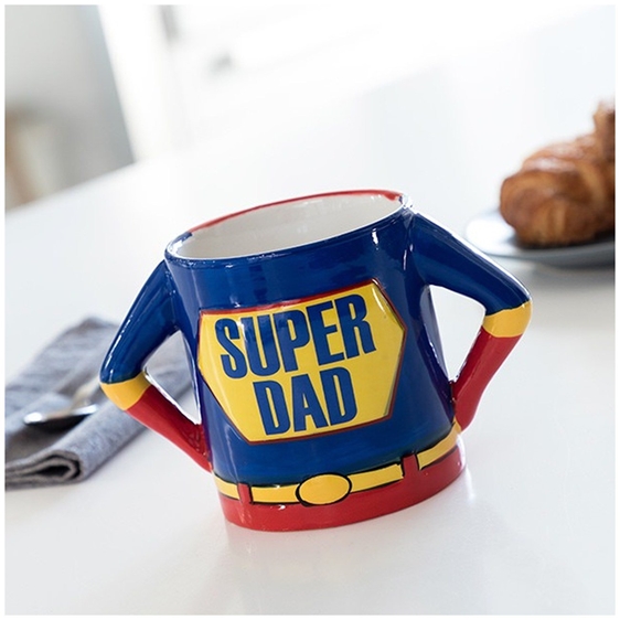 Κούπα Super Dad 18x11cm Stoneware 500ml σε κουτάκι δώρου