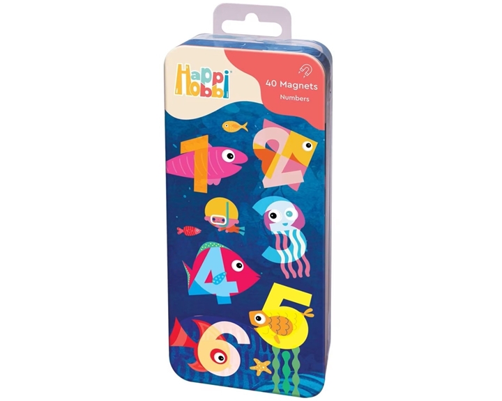 As company Happi Hobbi Happihobbi Magnet Tin Αριθμοί Εκπαιδευτικοί Χάρτινοι Μαγνήτες Για 3+ Χρονών 1029-64070