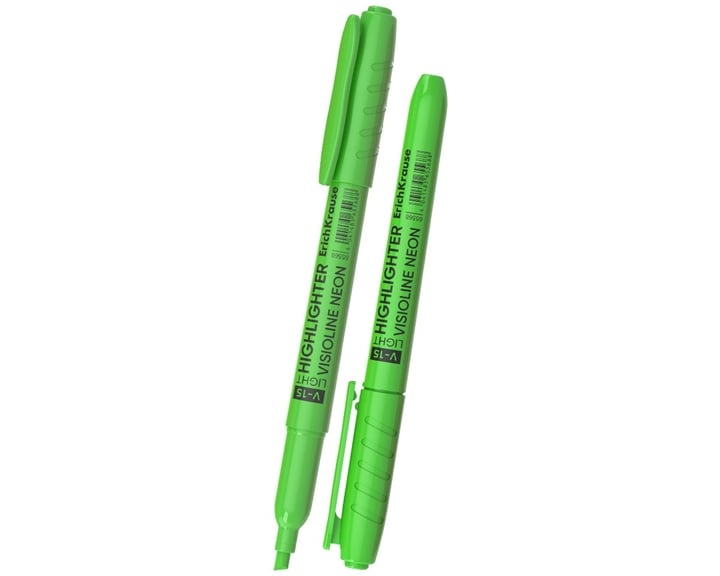 Μαρκαδόρος Υπογράμμισης Erichkrause Visioline V-15 Light Neon Green 65568