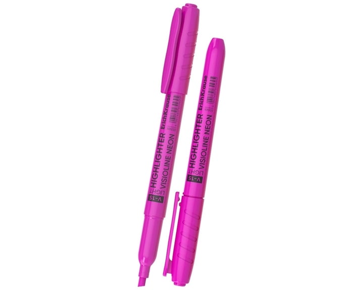 Μαρκαδόρος Υπογράμμισης Erichkrause Visioline V-15 Light Neon Pink 65569