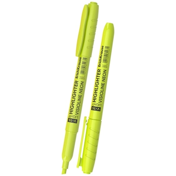 Μαρκαδόρος Υπογράμμισης Erichkrause Visioline V-15 Light Neon Yellow 65567