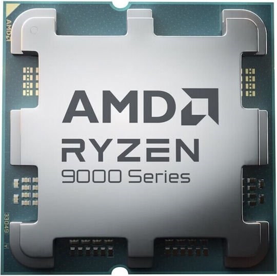 AMD CPU RYZEN 5 9600X TRAY, 6C/12T, 3.9-5.4GHz, CACHE 6MB L2+32MB L3, SOCKET AM5, GPU, TRAY, 1YW.