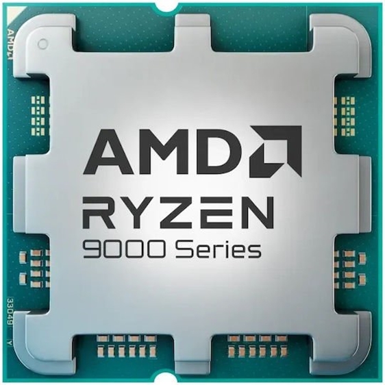 AMD CPU RYZEN 5 9600X TRAY, 6C/12T, 3.9-5.4GHz, CACHE 6MB L2+32MB L3, SOCKET AM5, GPU, TRAY, 1YW.