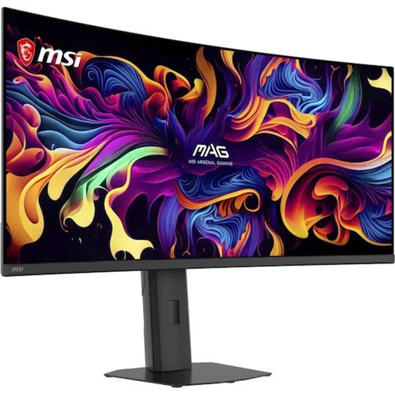 MSI MONITOR GAMING MAG 341CQP QD-OLED X28, CURVED QD-OLED UWQHD, 34", 21:9, 300CD/M2, 0,03MS, 280Hz, 3440x1440, 2x HDMI/ DP/ TYPE-C/ HP OUT, TILT, SWIVEL, HAS, BLACK, 3YW.