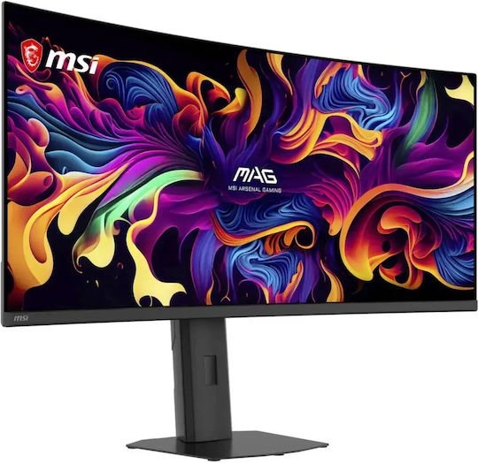 MSI MONITOR GAMING MAG 341CQP QD-OLED X28, CURVED QD-OLED UWQHD, 34", 21:9, 300CD/M2, 0,03MS, 280Hz, 3440x1440, 2x HDMI/ DP/ TYPE-C/ HP OUT, TILT, SWIVEL, HAS, BLACK, 3YW.