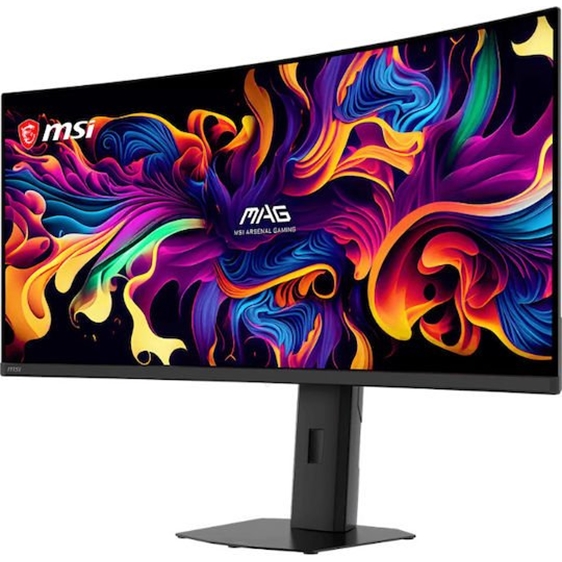 MSI MONITOR GAMING MAG 341CQP QD-OLED X28, CURVED QD-OLED UWQHD, 34", 21:9, 300CD/M2, 0,03MS, 280Hz, 3440x1440, 2x HDMI/ DP/ TYPE-C/ HP OUT, TILT, SWIVEL, HAS, BLACK, 3YW.