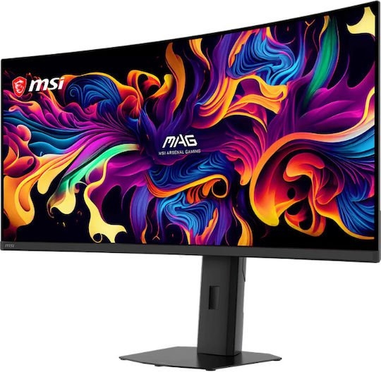 MSI MONITOR GAMING MAG 341CQP QD-OLED X28, CURVED QD-OLED UWQHD, 34", 21:9, 300CD/M2, 0,03MS, 280Hz, 3440x1440, 2x HDMI/ DP/ TYPE-C/ HP OUT, TILT, SWIVEL, HAS, BLACK, 3YW.