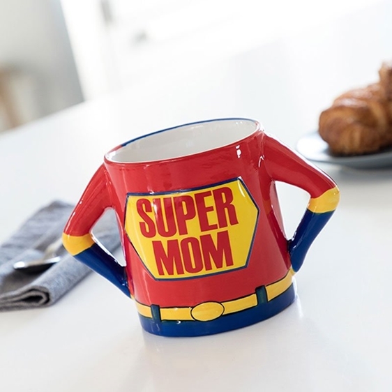 Κούπα Super Mom Stoneware 18x11cm 500ml σε κουτάκι δώρου