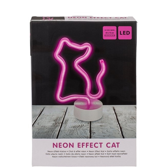 Neon Λάμπα 25x15cm Πλαστική Cat