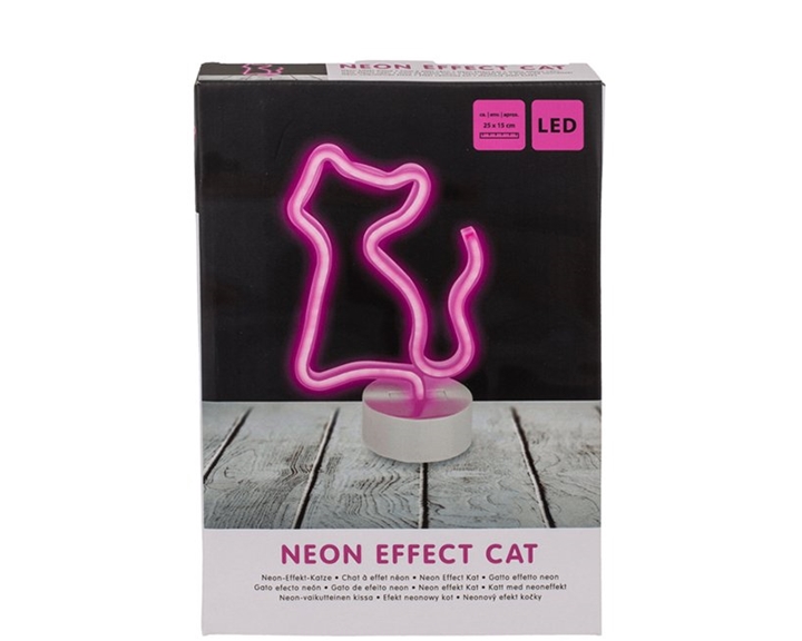 Neon Λάμπα 25x15cm Πλαστική Cat