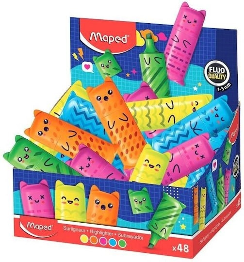Μαρκαδόρος Maped Υπογράμμισης Mini Fluo Kawaii