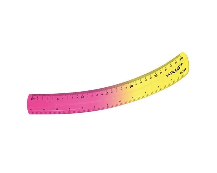 Y-Plus Χάρακας ColorRuler Unbreakable 30cm