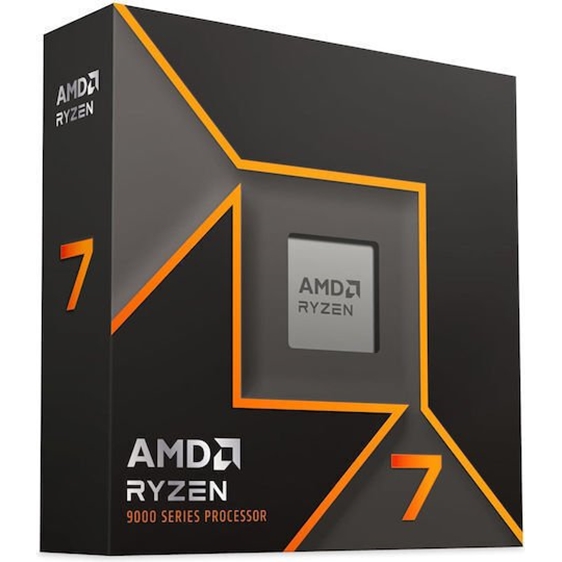 AMD CPU RYZEN 7 9700X TRAY, 8C/16T, 3.8-5.5GHz, CACHE 8MB L2+32MB L3, SOCKET AM5, GPU, TRAY, 1YW.