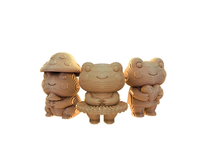 Cartonic 3D Trio Puzzle Eco 3 Βατραχάκια