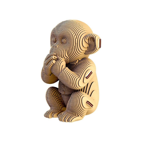 Cartonic 3D Trio Puzzle Eco 3 Πιθηκάκια
