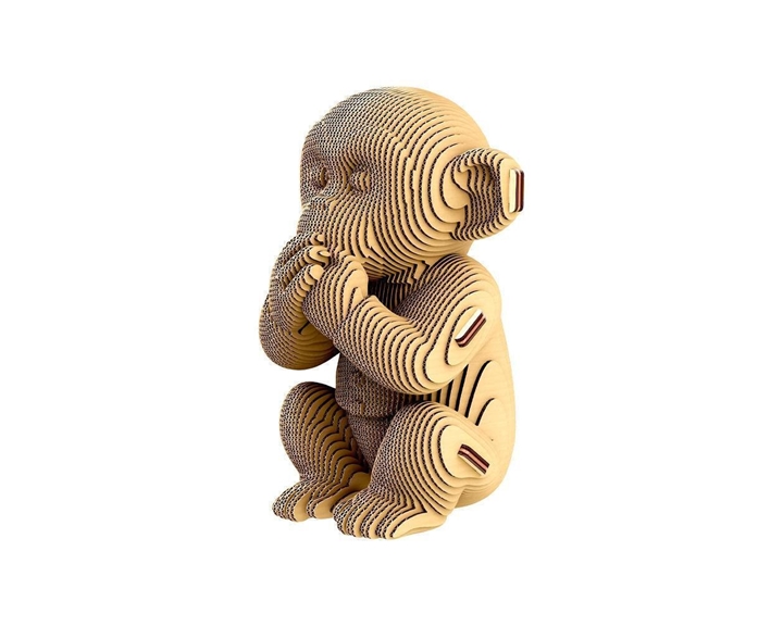 Cartonic 3D Trio Puzzle Eco 3 Πιθηκάκια