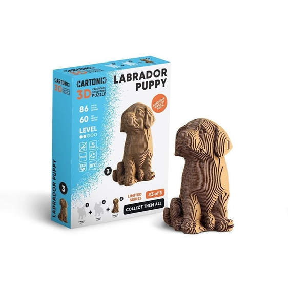 Cartonic 3D Puzzle Eco Κουτάβι Λαμπραντόρ