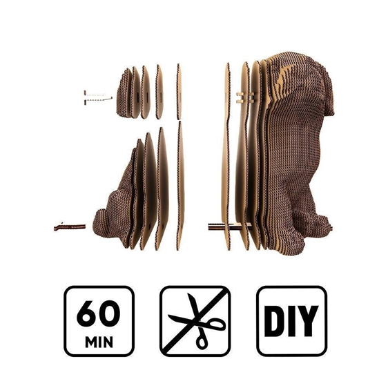 Cartonic 3D Puzzle Eco Κουτάβι Λαμπραντόρ