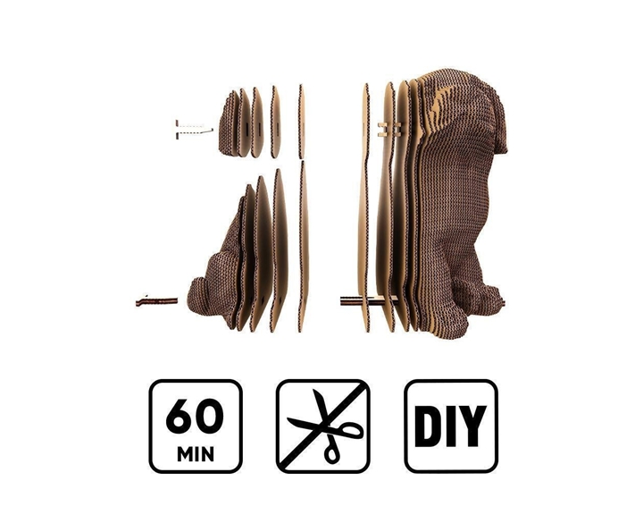 Cartonic 3D Puzzle Eco Κουτάβι Λαμπραντόρ