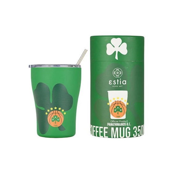 Estia Θερμός Coffee Mug 350ml Panathinaikos BC 27254