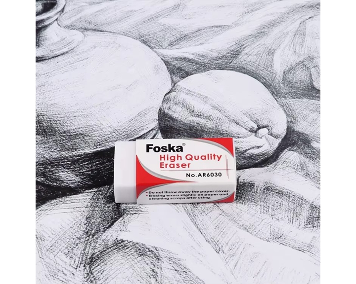 Γόμα Foska AR6030 Λευκή 37mm X17mm X10mm